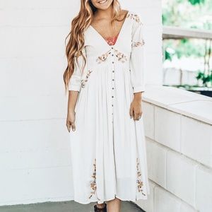 Free People Day Glow Midi Dress